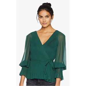 Joie New! Pleated Wrap Blouse
